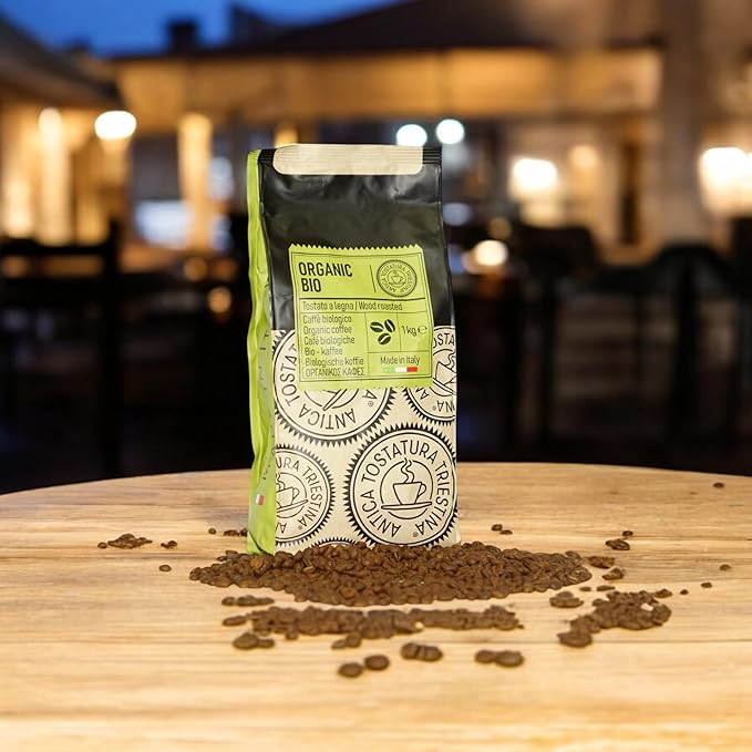 Organic Wood Roasted Coffee Beans - Antica Tostatura Triestina - 2.2-Pound Bag
