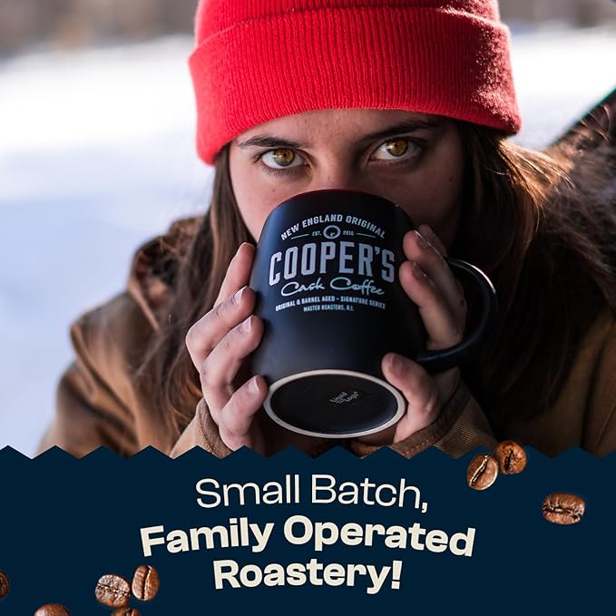 Bourbon Barrel Aged Coffee Single-Origin Colombian Beans Aged in Kentucky Bourbon Whiskey Barrels Medium Dark Roast Whole Bean 5 lb