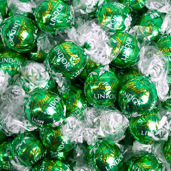 60pcs Green Candy Mint Chocolate Truffles (1.65lb or Approx. 60pcs)