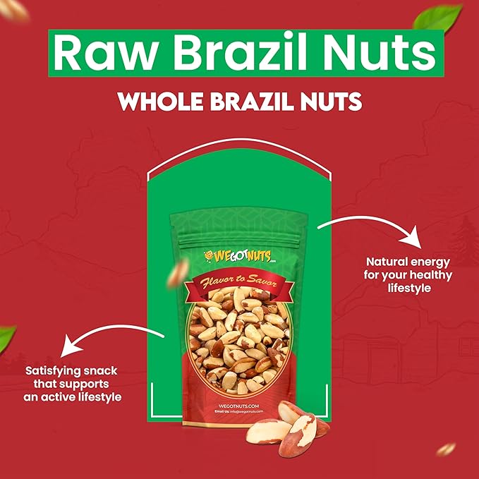We Got Nuts Whole Brazil Nuts - 3 Pounds Shelled Raw Natural No Preservatives Added Non-GMO NO PPO 100% Natural