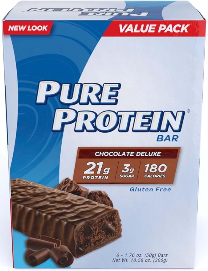 Pure Protein Chocolate Deluxe High Protein Bar 48 Count Package