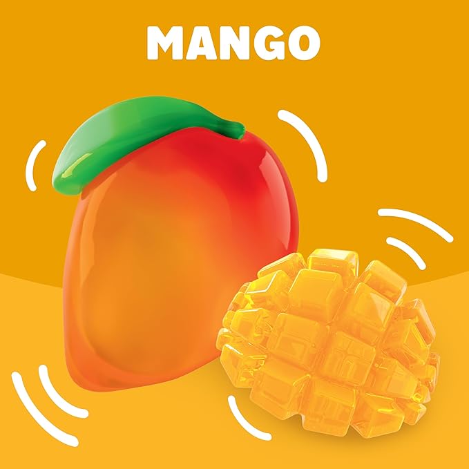 Jell-O Gelatin Dessert Mix Mango Flavored Classic Fruit Gelatin for Easy Desserts Snacks &amp Party Recipes 3 oz (Pack of 6)