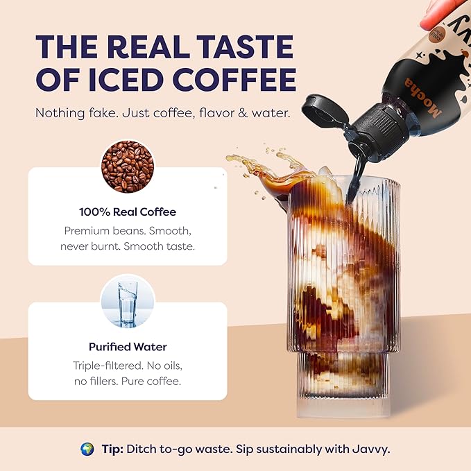 Coffee Concentrate - Cold Brew Coffee Perfect for Hot or Iced Instant Coffees Hot Drinks Cold Brew Concentrate 35 Servings - Mocha