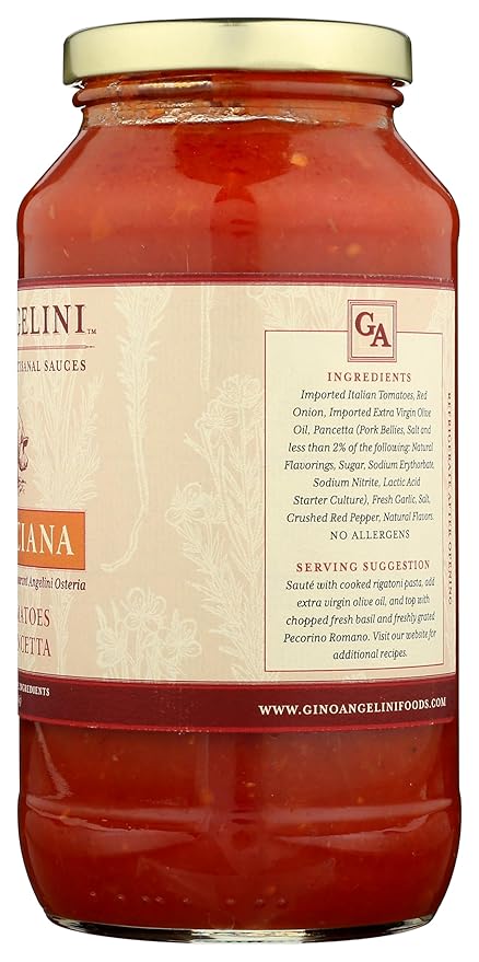 Gino Angelini Amatriciana Pasta Sauce