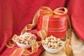 Giant Whole Cashews/Superior Mixed Nut Gift Tin Tower (Salted)