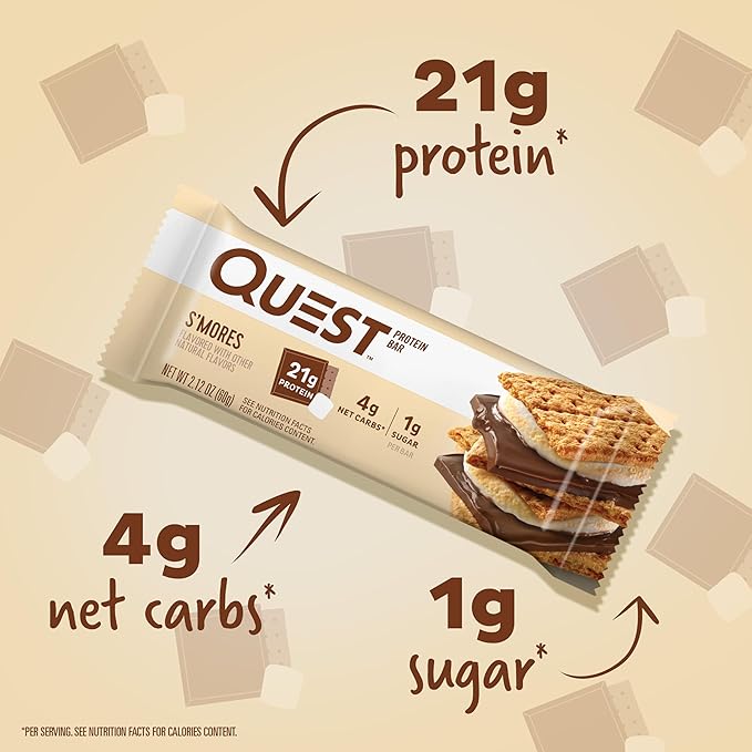 Quest Nutrition Protein Bars (12 Count) &amp Frosted Cookies Twin Pack (16 Cookies)