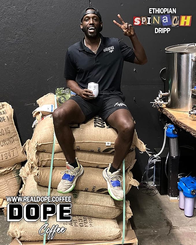 Dope Coffee Ethiopian Dripp Medium Roast Ground Coffee 12oz Sidamo Region 100% Arabica Coffee 12oz