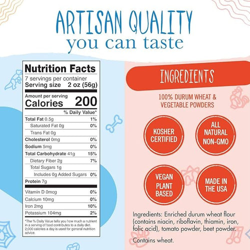 4 Pack: 2 ABC123 Pasta &amp 2 Dog Lovers Pasta