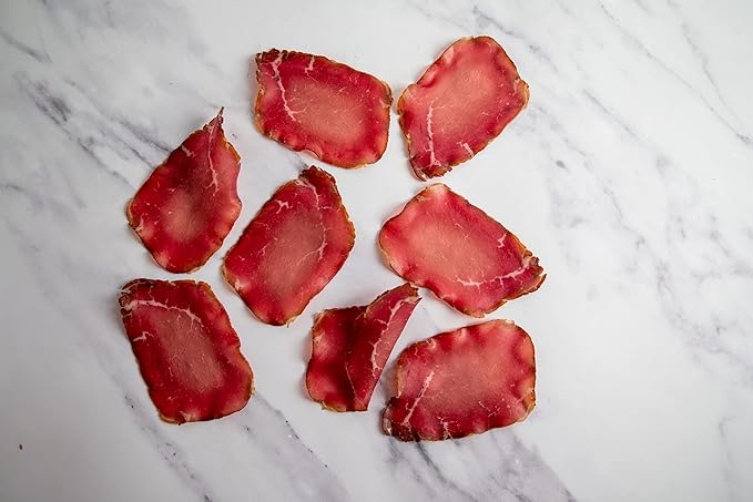 Brooklyn Cured Bresaola - Pre-Sliced Air Dried Beef (2 Ounce) - Pack of 3