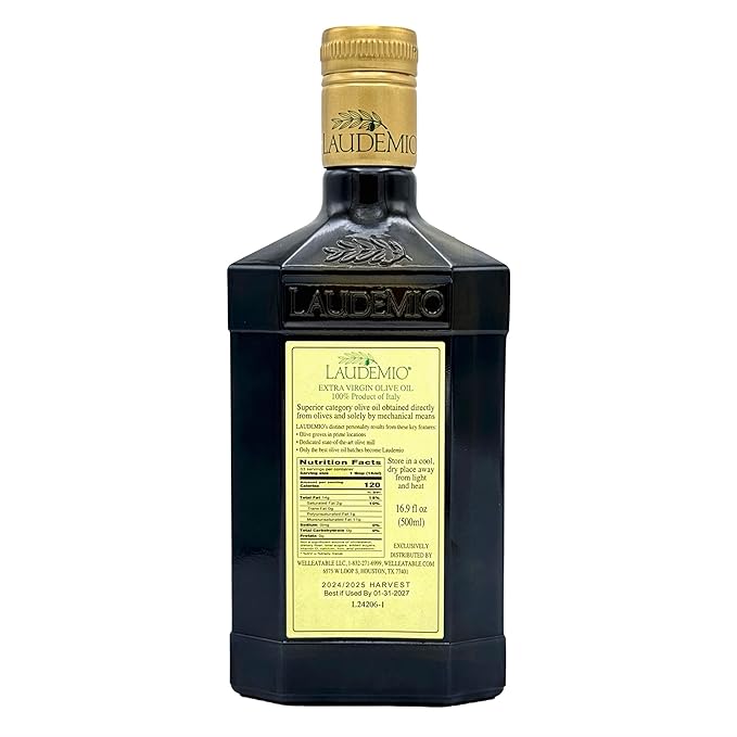 Laudemio Poppiano Guicciardini – Extra Virgin Olive Oil from Tuscany 700+ mg/kg High Polyphenols 2025 NYIOOC Gold Award Early Harvest Frantoio olives Lab Tested No Pesticides Premium Gift Box