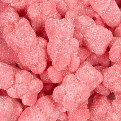 8 Pounds Pink Candy Buffet Party Table - Includes Jelly Beans Lollipops Popcorn Fruit Chews Sugar Sanded Gummy Bears Chocolate Gems (Feeds 24-36 People)
