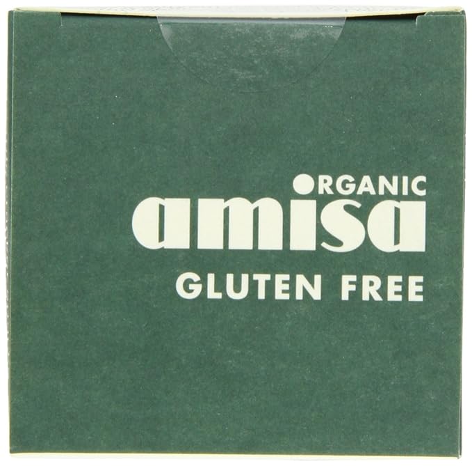 Amisa Organic Gluten Free Crackers Sesame and Onion 100 g (Pack of 4)