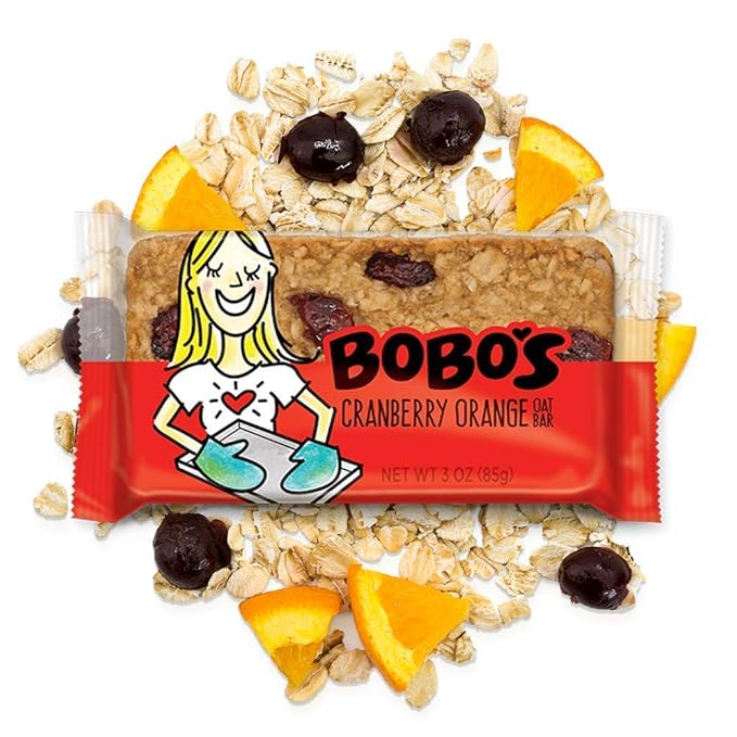 Bobo's Oat Bars Chocolate Chip and Cranberry Orange Variety Pack