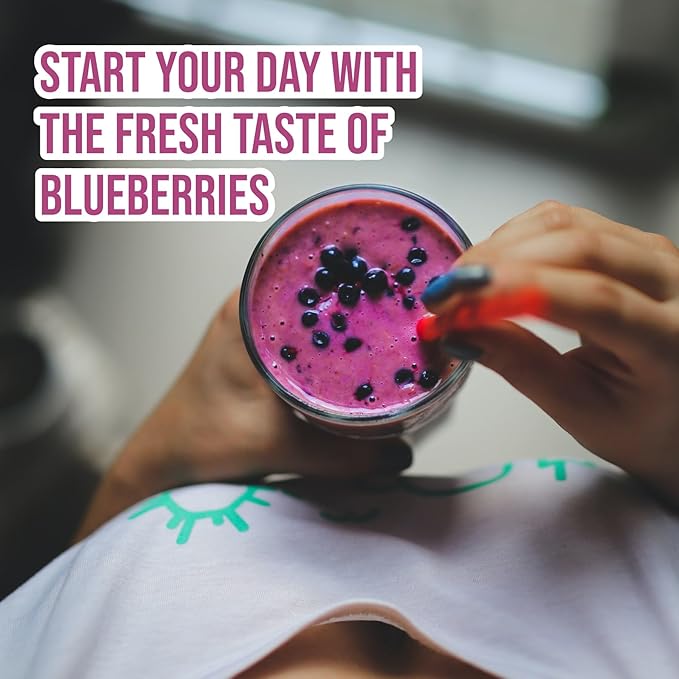 Wild Blueberry Powder Organic USDA Certified for Smoothies Baking and Flavoring Rich in Antioxidants and Vitamin C Organic Blueberries are Handpicked from Nordic Forests and Freeze Dried 6oz