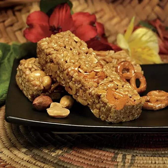Nutmeg State Nutrition - High Protein Snack Bars 10g Protein 160 Calories Low Sodium 20g Carbs 2g Fiber 7 Servings Per Box (Sweet &amp Salty Peanut)