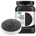 Roasted Black Sesame Seeds |crispy and delicious|Toasted Sesame Seeds|Ready-to-Eat (No Washing Needed)|PoetrySeptember Natural Farm-Fresh New Stock  Suitable For Baking Cooking | 600g / 1.3lb / 21