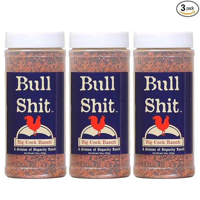 Bullshit steak seasoning from big cock ranch 12 Ounce (Pack of 3)