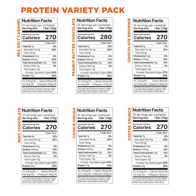 PROBAR - PROTEIN Bar Variety Pack Non-GMO Gluten-Free Healthy Plant-Based Whole-Food Ingredients Natural Energy (12 Count) - Flavors May Vary