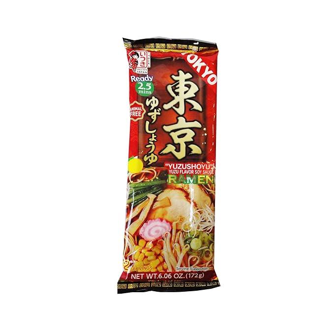 Itsuki Instant Ramen Noodle Tokyo Shoyu Flavor Pack of 4 8 Servings