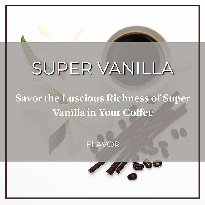 San Diego Coffee Super Vanilla Medium Roast Ground Coffee 16-Ounce Bags (Pack of 2) Café molido tostado