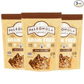 Paleonola Pina Colada Grain Free Granola 10 Oz Resealable Bag (Pack of 3) - Grainless Paleo Granola Blended with Dried Coconut Nuts Seeds &amp Pineapples - Low Carb Gluten &amp Dairy Free Non-GM