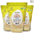 McCabe Organic Thick Rolled Oats - Extra Thick Rolled Oats | Rich with Fiber &amp Minerals | USDA and CCOF Certified | Product of USA | 2Lbs | Pack of 3.