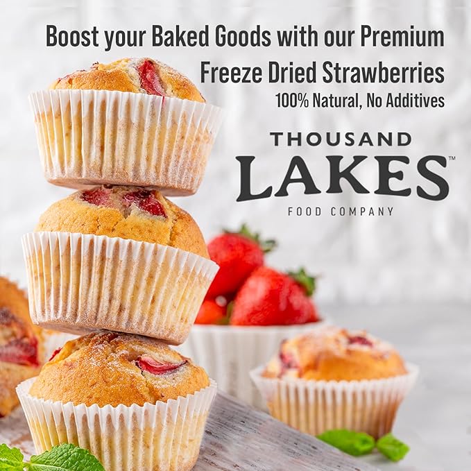Thousand Lakes Freeze Dried Raspberries and Strawberries
