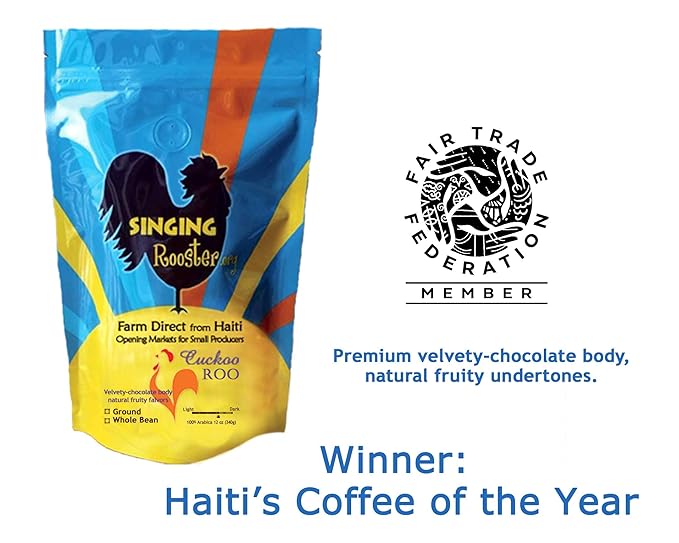 Haitian Coffee (Cuckoo-Roo Whole Bean 2-pack)