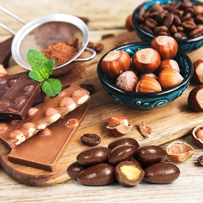 Milk Chocolate Covered Pistachios by It's Delish 5 lbs Bulk Bag | Milk Chocolate Coated Dipped Candy Nuts Bulk Pistachio Chocolates Sweet &amp Crunchy Nut Snack | Kosher Dairy