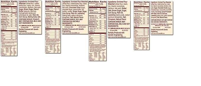 Betty Crocker Cookie Mix Variety Bundle 17.5 oz each 4pk