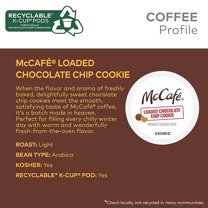 McCafé® Loaded Chocolate Chip Cookie 96ct (4 Packs of 24)
