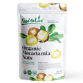 Food to Live Organic Dry Roasted Macadamia Nuts Halves and Pieces 1 Pound – Oven Toasted Unsalted Snack Great for Baking and as Topping for Salads. Non-GMO Vegan Kosher Bulk