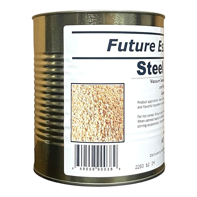 1 Can of Future Essentials Canned Steel-Cut Oats #10 Can