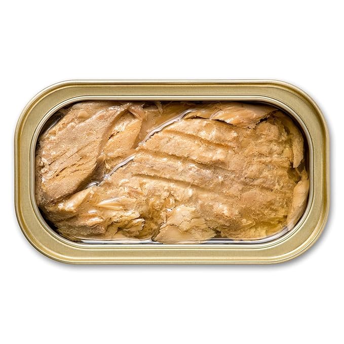 King Oscar Mackerel in Olive Oil with Lemon 4.05 Ounce Cans (Pack of 12 Packaging May Vary) Skinless &amp Boneless Wild Caught Canned Mackerel