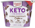 Duncan Hines Keto Friendly Double Chocolate Cake Mix 2.1 Keto Friendly Double Chocolate Cake Cup 25.2 Ounce (Pack of 12)