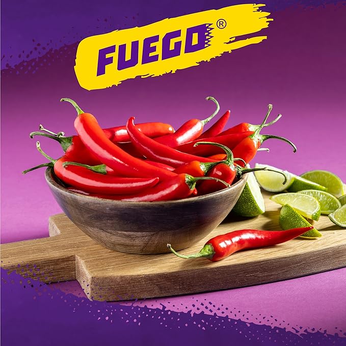 Takis Fuego Hot Nuts 12 pc / 3.2 oz Snack Size Box Hot Chili Pepper &amp Lime Flavored Extreme Spicy Double-Crunch Peanuts