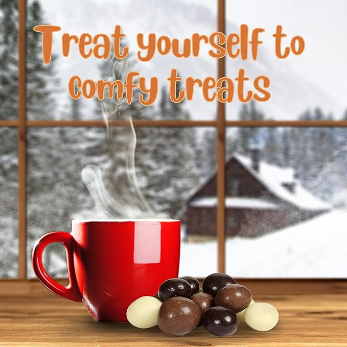 Gourmet Chocolate Covered Espresso Beans Medley by Its Delish 5 Lbs Bulk Bag – Mix of Dark Milk &amp White Chocolate Covered Roasted Coffee Beans | Chocolate Candy Snack | Kosher Dairy