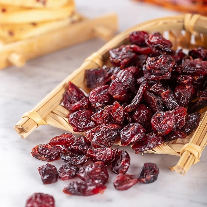 FixtureDisplays® Dried Cranberries Original 8.8 oz Freshly Dehydrated High in Antioxidant Half-Cut Cranberries 15786-1D