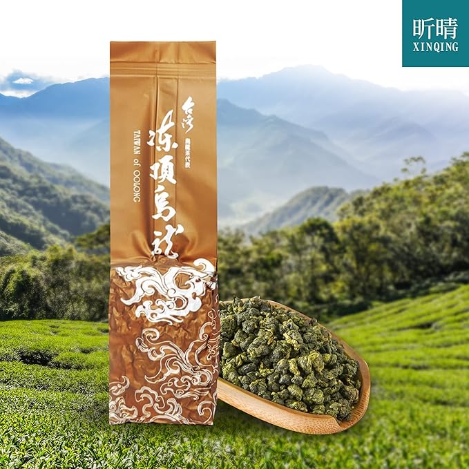 Xin Qing Dong Ding Oolong Tea Dongding Tea Taiwan High Mountain Oolong Tea Taiwan Gaoshan Ulong Tea 150g/5.3oz