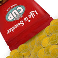 By The Cup Milk Chocolate Gold Coins 2 lb Bulk Bag (Approximately 120 Coins)