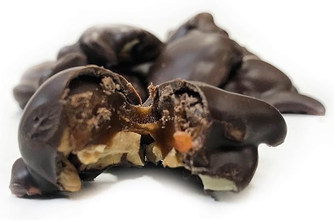 Gourmet Peanut Caramel Clusters with Dark Chocolate by It's Delish 1 lbs