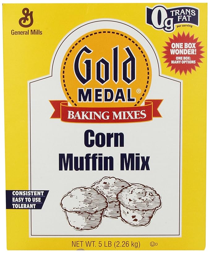 GeneralMills LR/D GOLD MEDAL CORN MUFFIN MIX 6 CASE 5 POUND 5-pounds