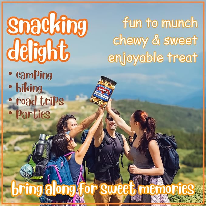 Dried Mixed Fruit Dices Medley - by Its Delish 40 OZ Jumbo Container | Healthy Snacks for Adults Kids &amp Pets | Fresh Cut Snack Mix Dry Fruit and Berries Trail Mix | Nut &amp Gluten Free Vegan
