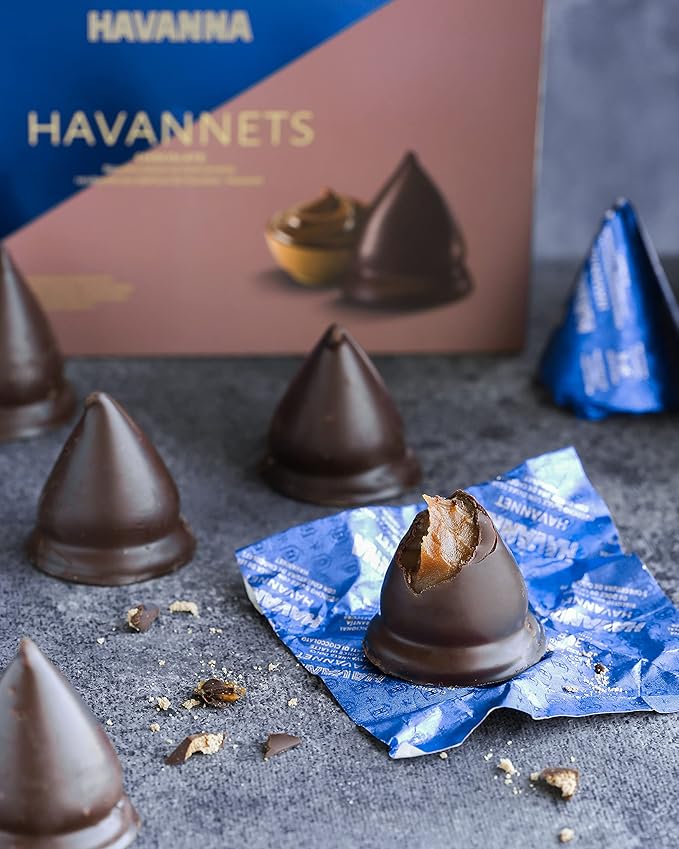 Havanna Havannets – Delicate Dulce de Leche Bites Coated in Smooth Semi-Sweet Chocolate – Authentic Argentinian Treats Perfect for Gifting Sharing or Indulging Anytime Box of 12