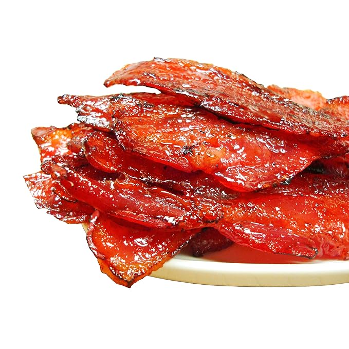 Singapore Street Food Fire-Grilled Bacon Jerky (Original Flavor 8oz) *Fresh Grilled to Order *Shipped the Same Day *L.A. Times Handmade Gift Winner