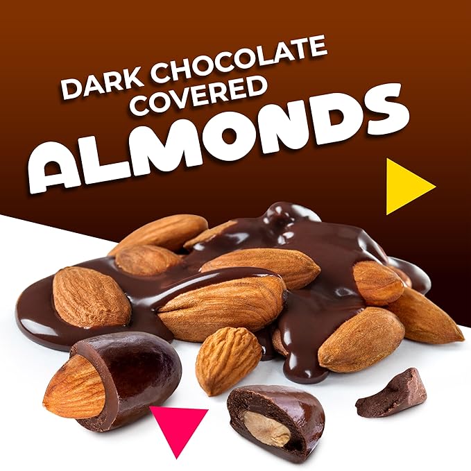 Dark Chocolate Covered Almonds Candy (2 Pound Bag)