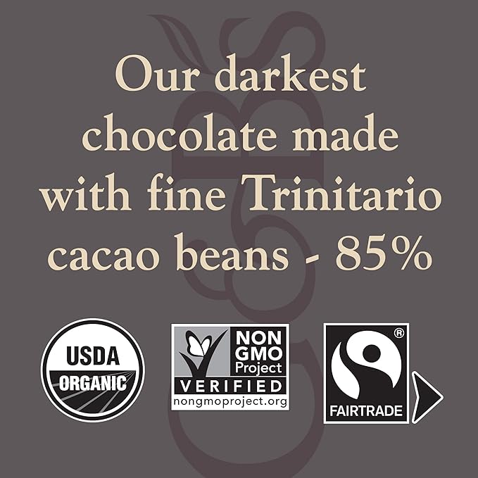 Green &amp Black's Organic Dark Chocolate Bar 85% Cacao 10 - 3.17 oz Bars