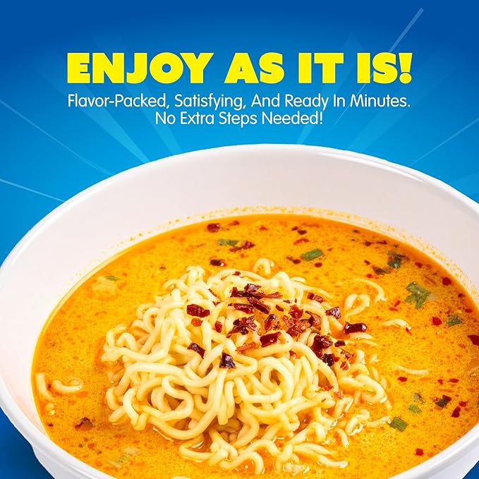 Singaporean Spicy Laksa Noodles (Pack of 40) — Creamy Coconut &amp Spicy Chili Instant Noodles — Mi Sedaap Halal Certified