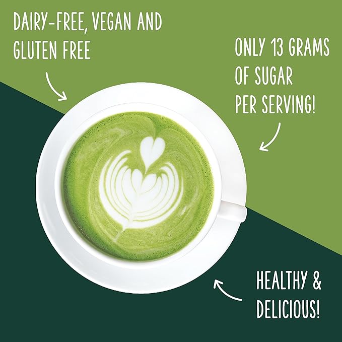 Two Leaves and a Bud Barista Matcha Sweetened Latte Blend (60 Servings) Japanese Matcha Latte Powder Matcha Green Tea Powder 1 Resealable Bag 2 lbs (907g)