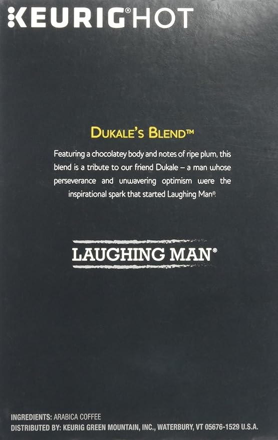 Laughing Man Dukale's Blend Coffee K-Cups (16 K-Cup Pods)